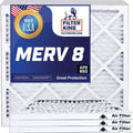 8 22.5x24x1 Size: Filters 4-PACK | USA HVAC | MERV 22.5 Filter 24 x MADE | A/C .75" Actual x Pleated | IN oxygen Filter Furnace King