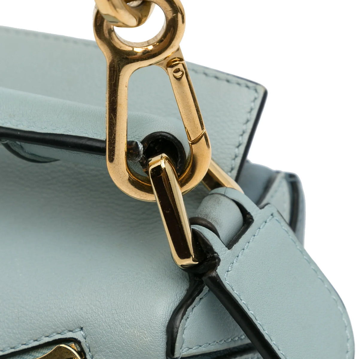 Pre-Owned Bag Small Leather (Good) Puzzle Calf Satchel Unisex LOEWE Authenticated Tricolor