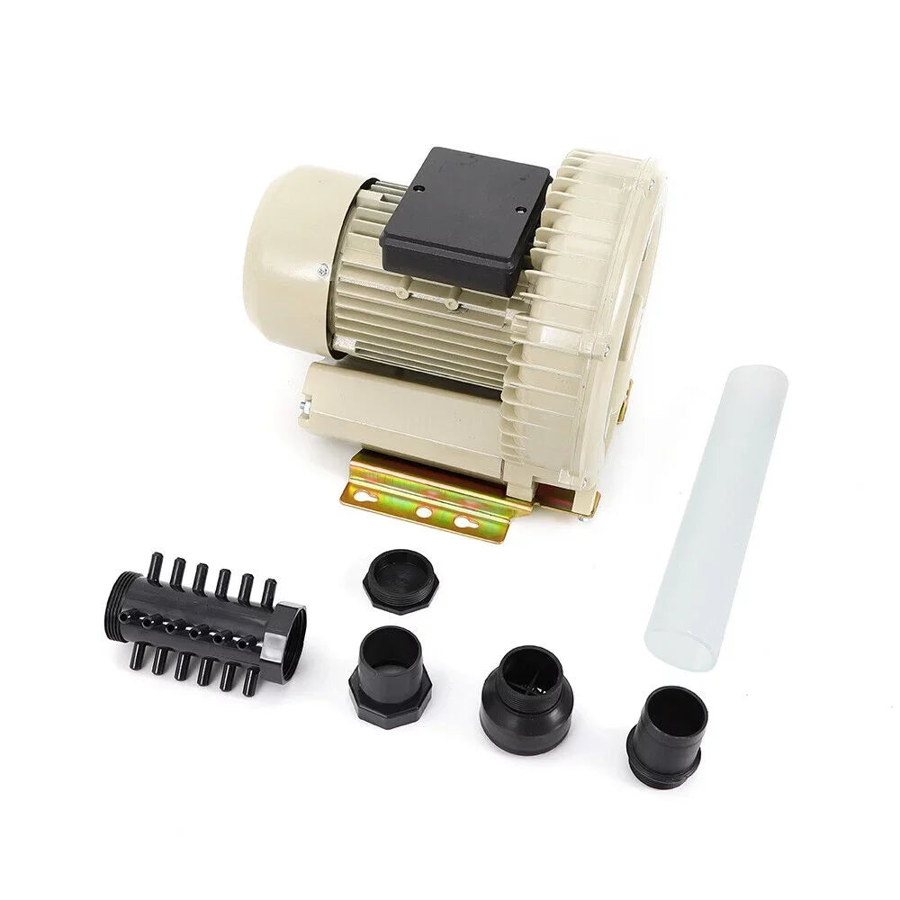Industrial Blower 110V Pump Fish 370W Miumaeov Aquaculture Pond Pressure oxygen Hydroponics Blower Aquarium High oxygen