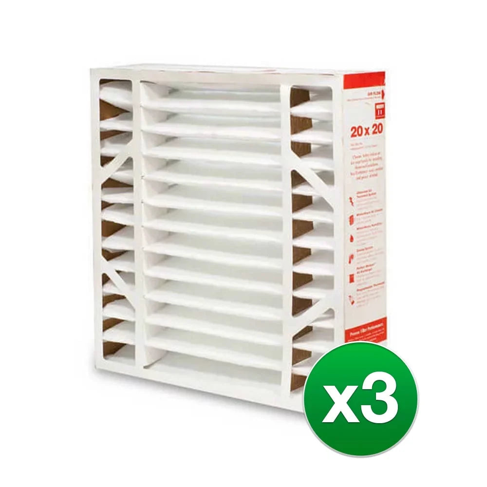 (3-Pack) Honeywell MERV 20x20x4 11 Fits atmospheric Filter