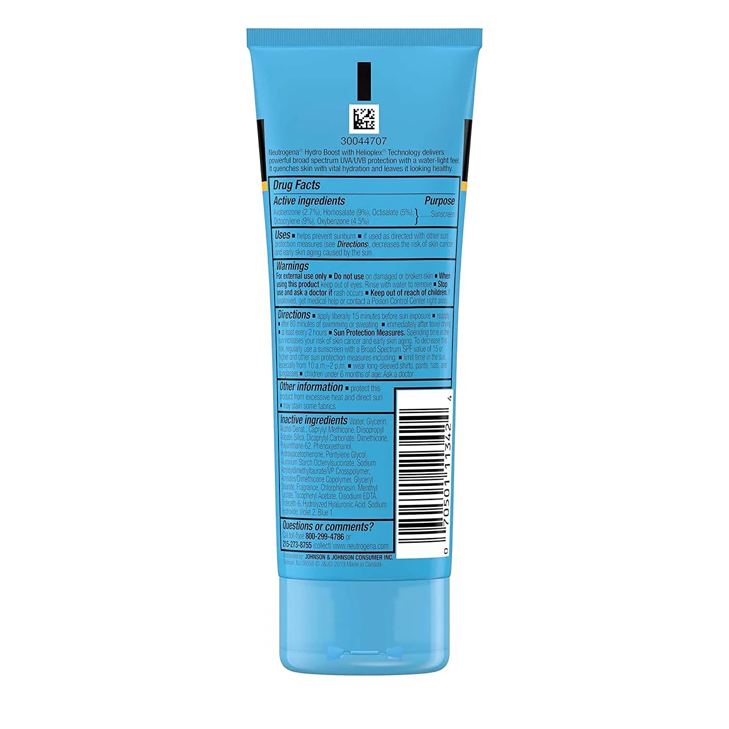 Water Sunscreen 3 Boost SPF Gel 50 Neutrogena Hydro Lotion Pack 5 oz