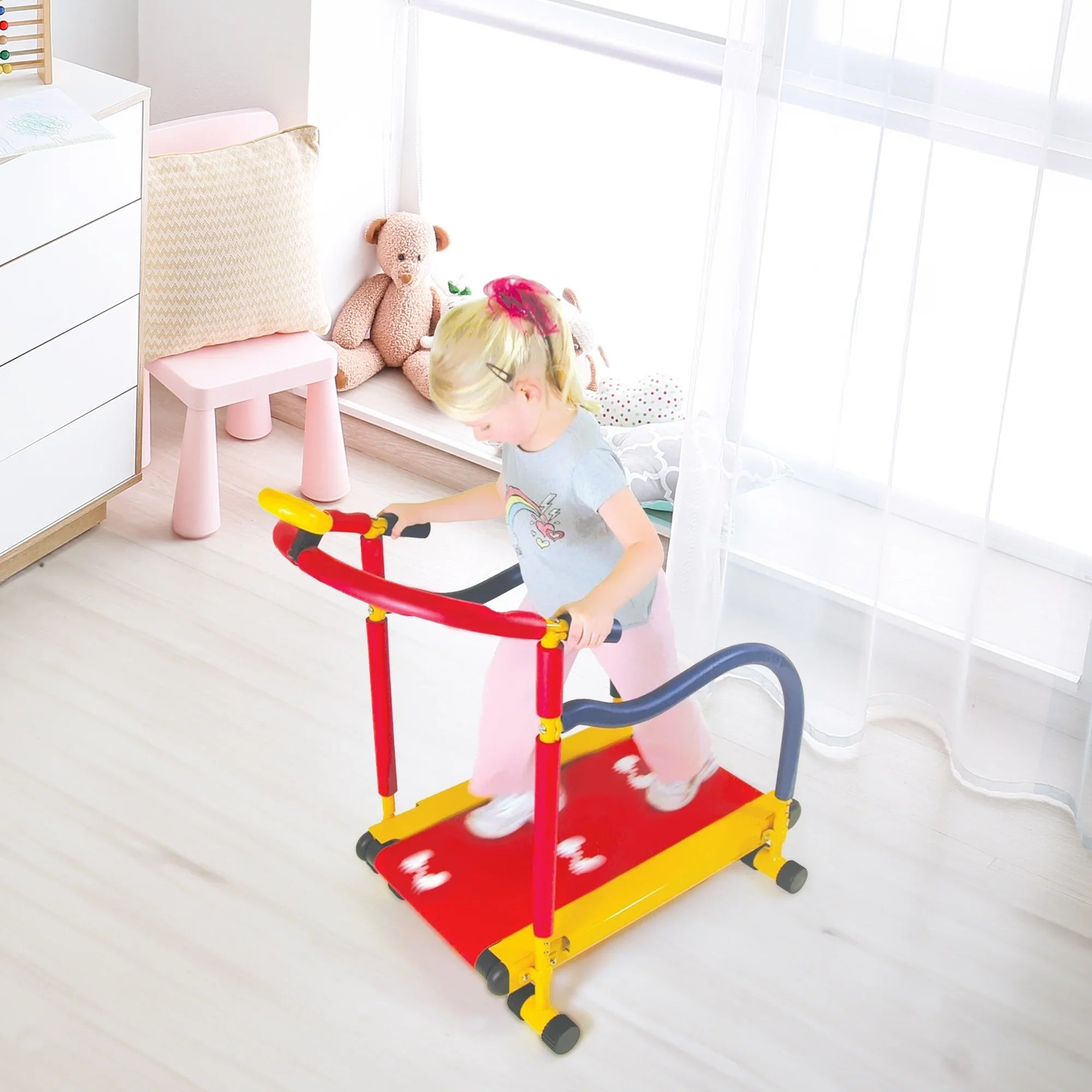 Kids Exercise Fun & WCR-9201 Non-Motorized Fitness Treadmill Children's For