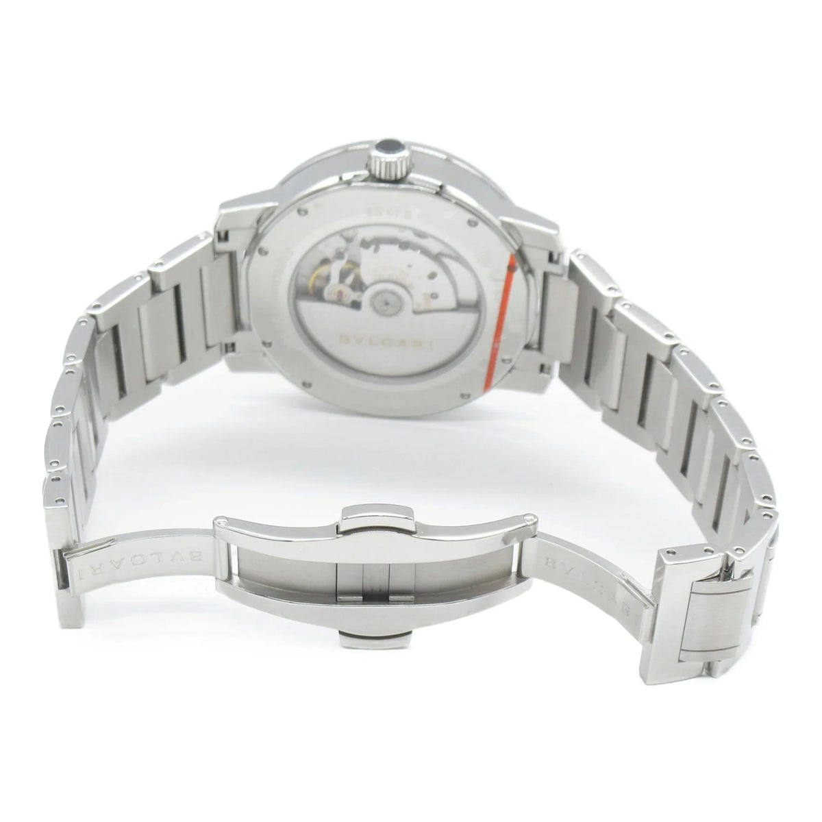 Steel White Wrist Wrist (Good) Watch BB41S Watch Mechanical Bvlgari Watch BB41S Automatic Stainless Pre-Owned BVLGARI Bvlgari