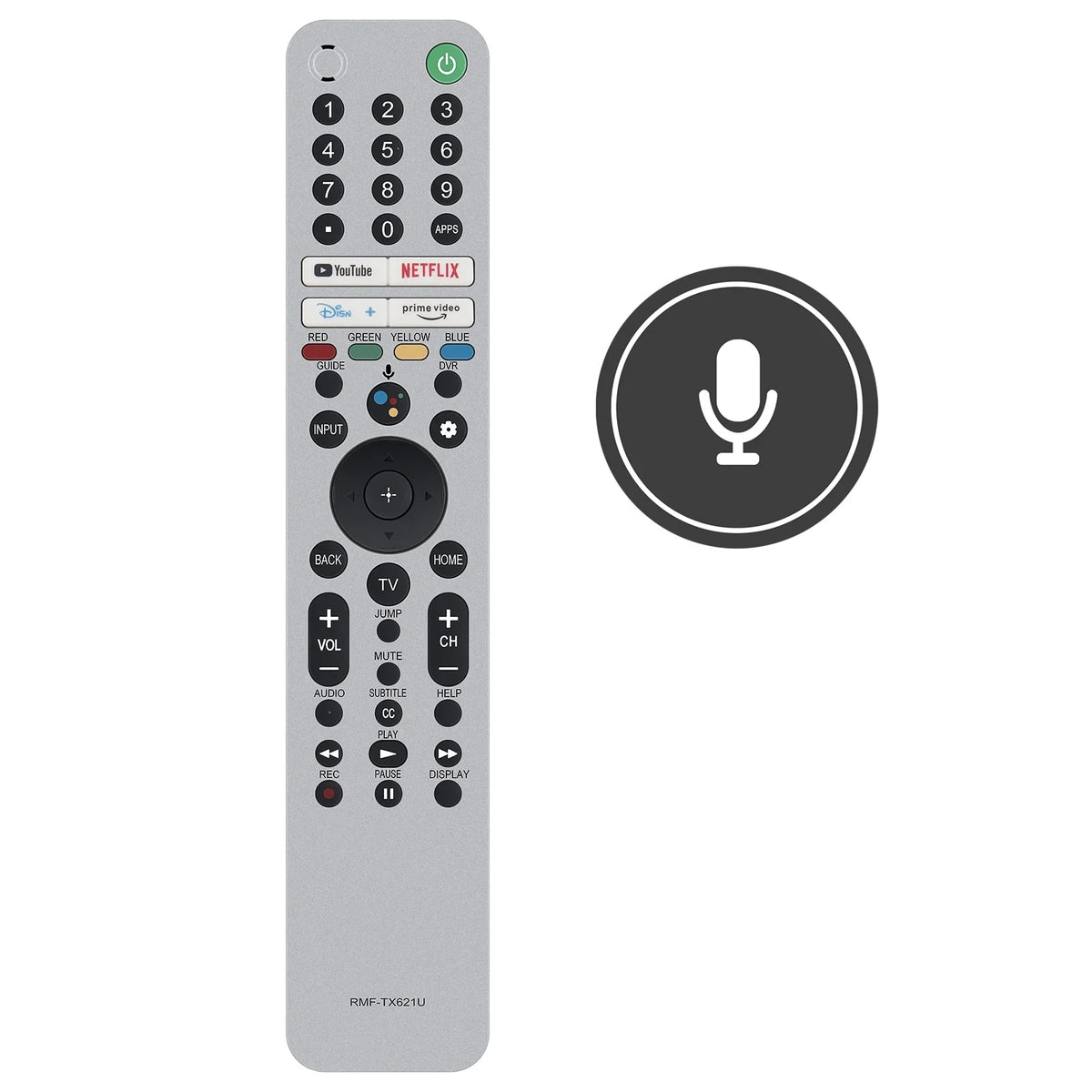 XR83A90J XR85Z9J TV XR75Z9J XR55A90J XR65A90J Remote Sony RMF-TX621U XR-83A90J Voice VINABTY for Replace