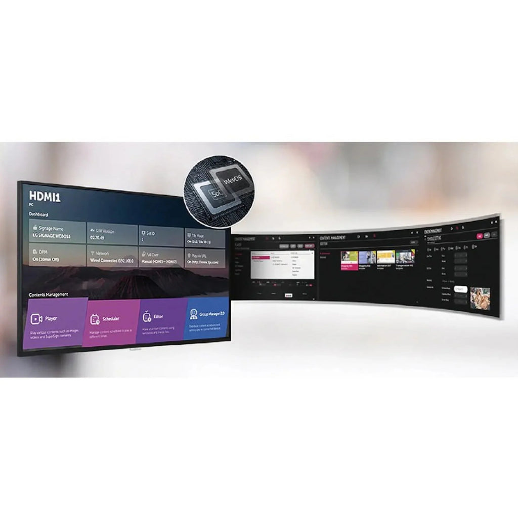 UHD, HDMI 43" LFD (3)