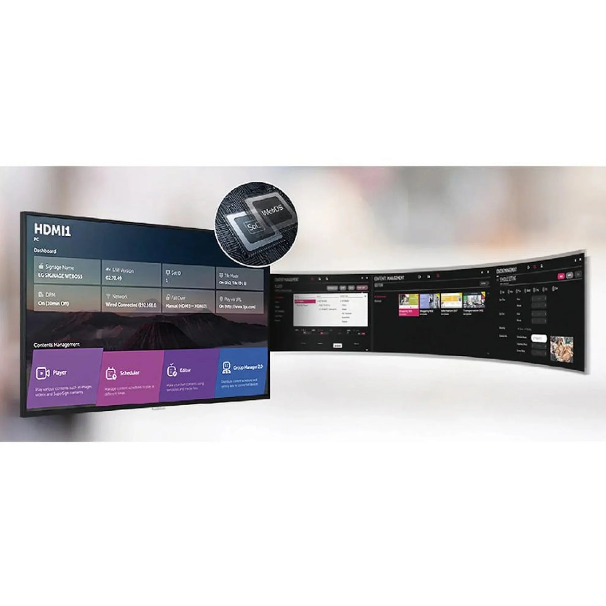 UHD, HDMI 43" LFD (3)