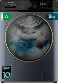 Cecotec Pralka Przednia 9Kg Bolero Dresscode 9610 Inverter Blue Ice A. 2000 W, 1400 Obr./Min, Funkcja Pary, Silnik Inverter Plus, 15 Programów, Optyma
