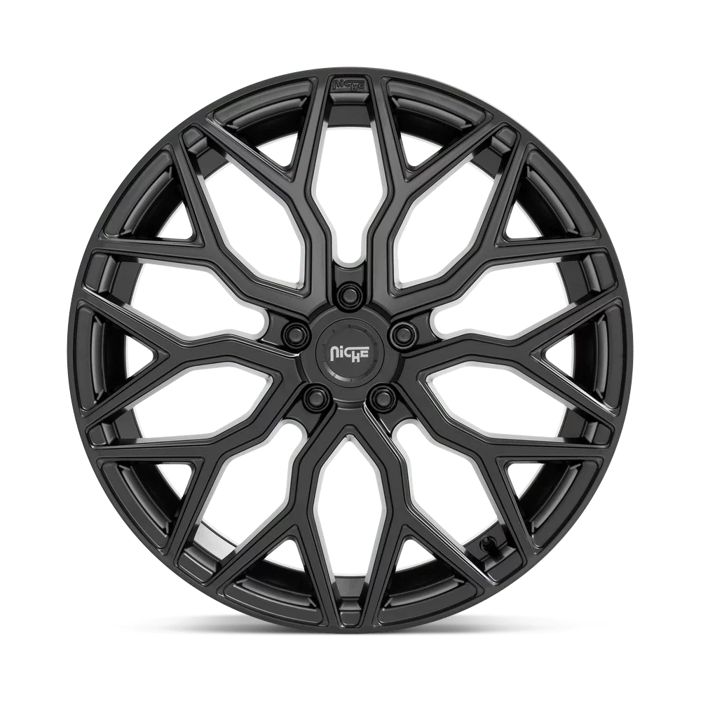 66.56Cb 20Et Mazzanti 5X115 M261 Matte Niche Wheel Black 20X10.5