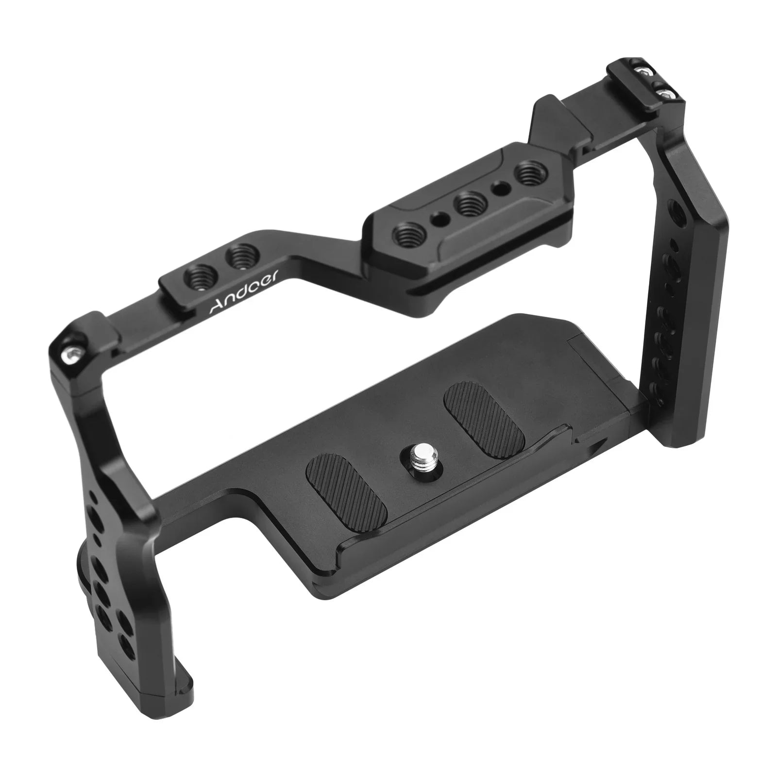1/4 Aluminum Threads Video Camera Dual A7S II/ Mounts A7II/ A7R for A7IV/ III/ A7III/ Shoe Alloy Numerous II Sony Cage with A7R Inch Cold Cage Replacement
