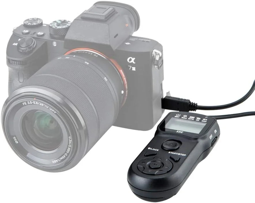 Release A7SIII VII VI Intervalometer V A6600 RX10 A7II A6500 A6000 A6400 A1 Timer Control Sony A7S A7R A6100 & for VA JJC A7 II More A7III A9 IV Remote IV A7RIII II RX100 IV A7IV Shutter V A6300 ZV-1