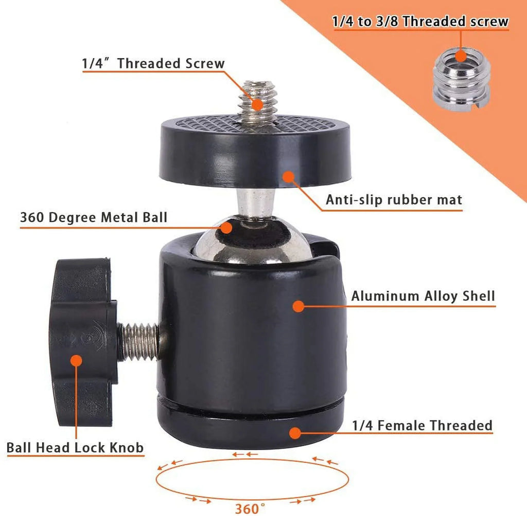 Mount, Cup Camera 360° Panorama Suction Professional Holder 3" Vehicle Vacuum Camcorder Kit Mounting Pump w/ Car