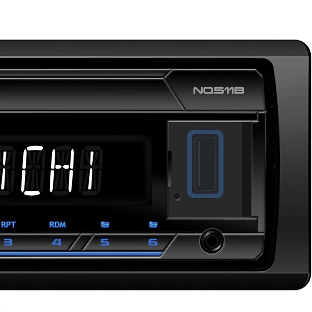 NQ511B Nakamichi Media In-Dash NMNQ511B Single-DIN with Digital Bluetooth Receiver