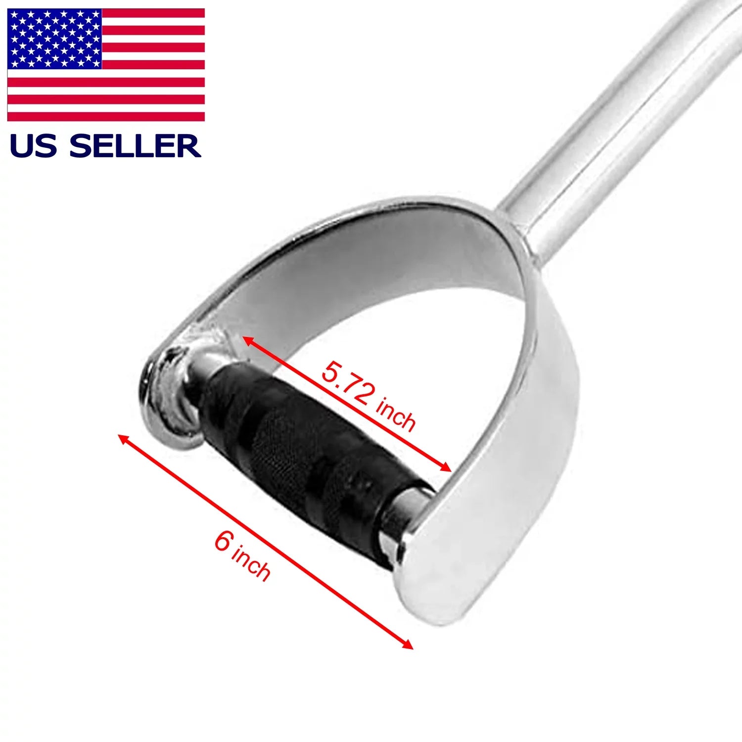 Attachments Attachment LAT Cable Chrome Handle Gym Bar Strength PressDown Fitness Gym Maniac Home Home Machine 28 Training inch Exercise