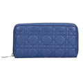 Dior long Pre-Owned Christian wallet (Good) ladies Voyageur lady lambskin