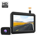 Backup View and HD Trucks, TFT-LCD K7Pro Waterproof Rear HD Camera 5″ Cameras, Support Camera Car/SUV/Van/Mini RV/Pickup 2 Monitor Wireless for for