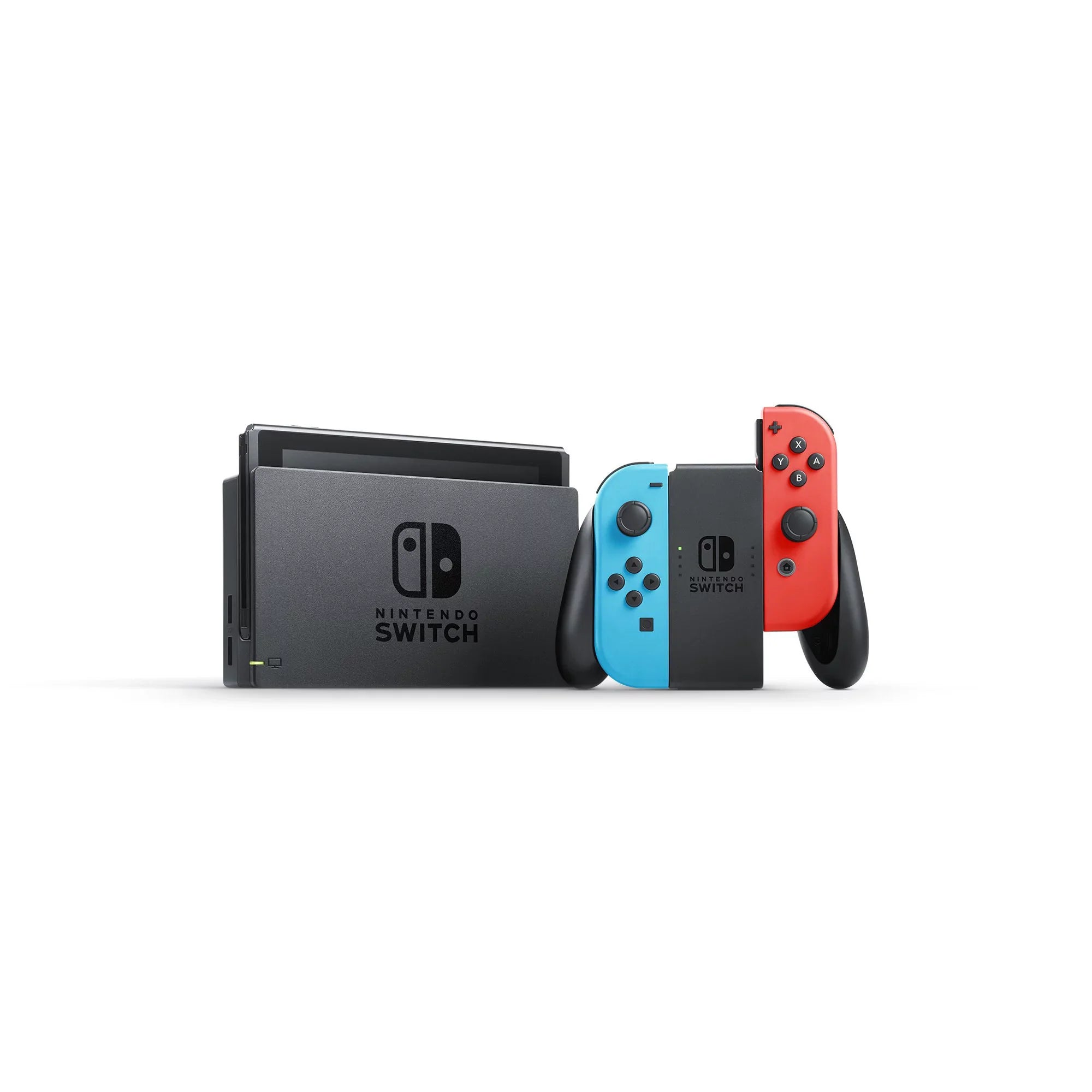 Full 3 Online Neon | with Deluxe Switch 8 Months Accessories Nintendo /Red Joy-Con Bundle: Mazepoly Membership Kart Switch | Console Game Nintendo Download Mario