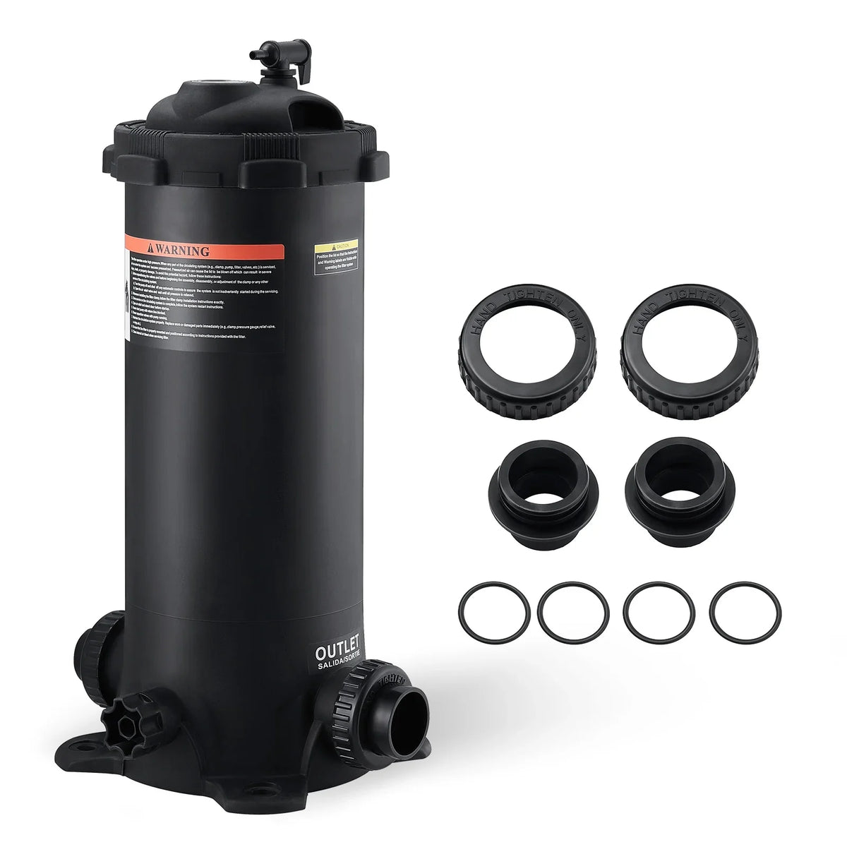 Filter Ground Pool SKYSHALO In/Above 50Sq.Ft Pool Filtration Cartridge Swimming