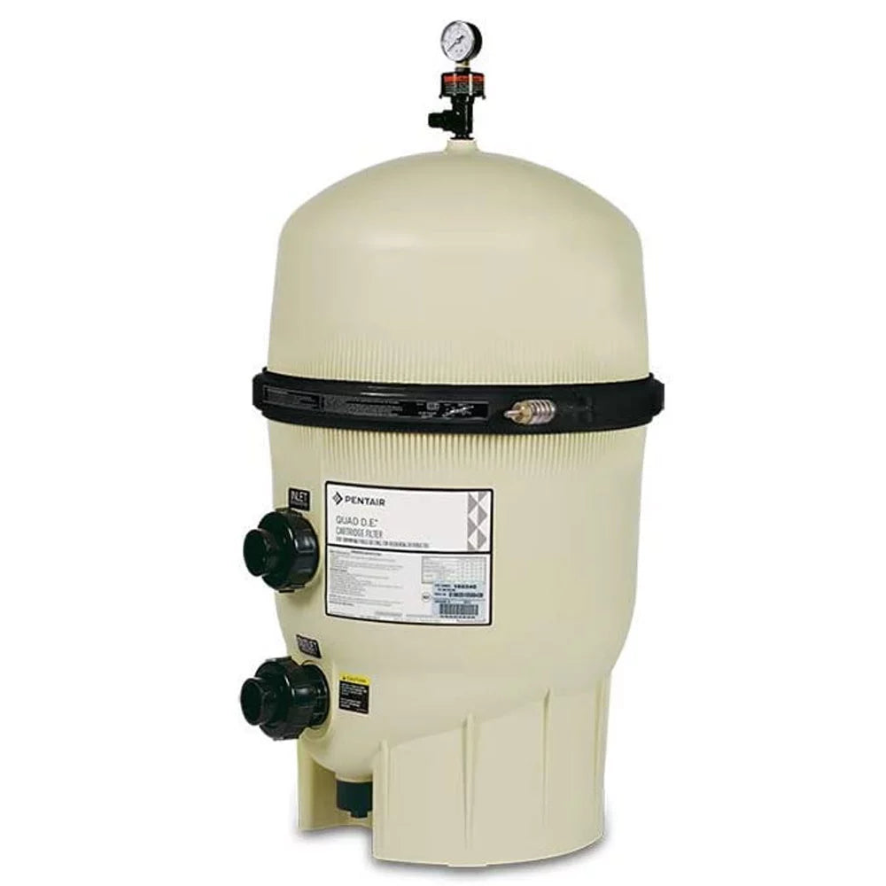 Tank Filter 160GPM Ft Pool Sq Pentair DE Cartridge 100 Swimming 188594 Quad