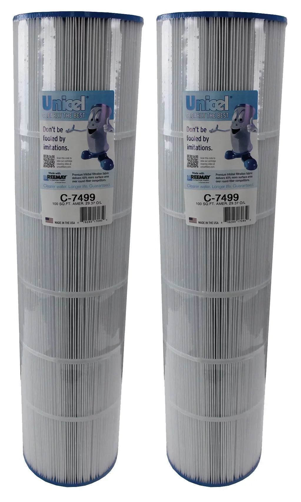 Sq C-7499 100 Cartridge Premier Spa Replacement Unicel Filters 2) American Ft