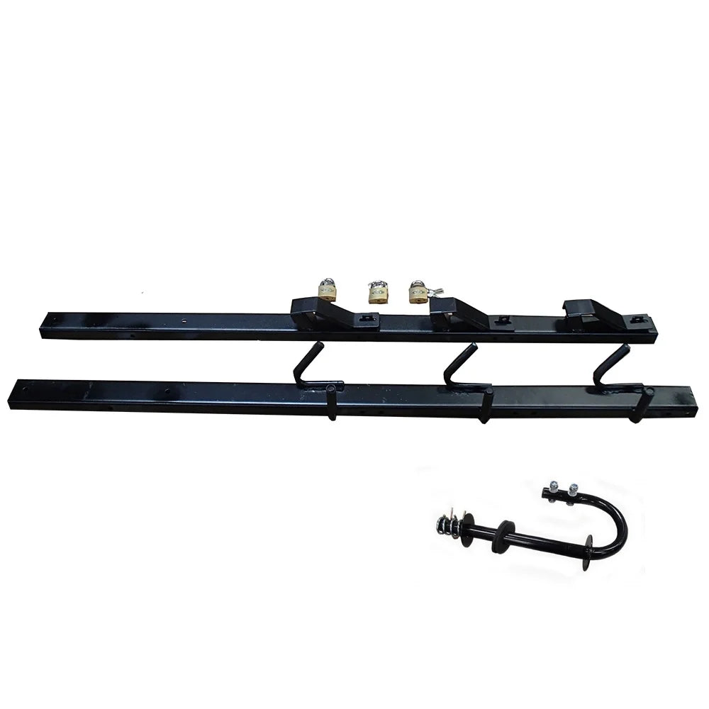 For Open Trucks Rack/Carrier w/ Trim Trimmer Trailers 3-Place & Made 3 Line Holder Locks