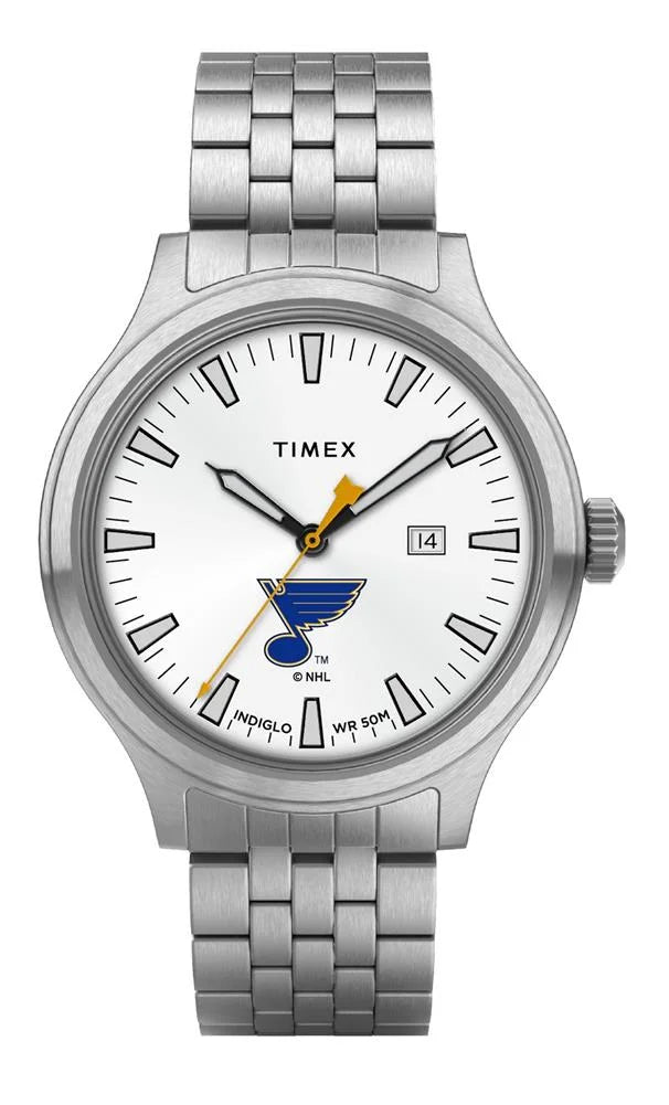Watch Blues Brass Men's Louis Top Saint Steel Stainless St Timex