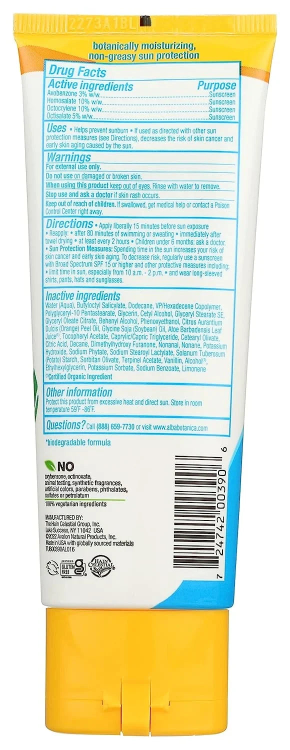 3 oz Alba 4 SPF 50 of Sunscreen Pack Botanica Sport