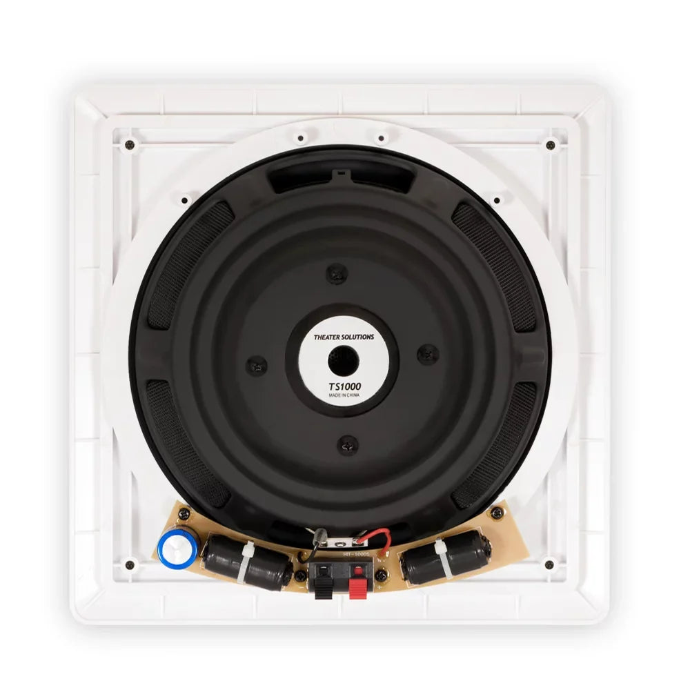 Theater and 4 Mount Pack Subwoofer Flush 10" TS1000 Amp Solutions Speaker