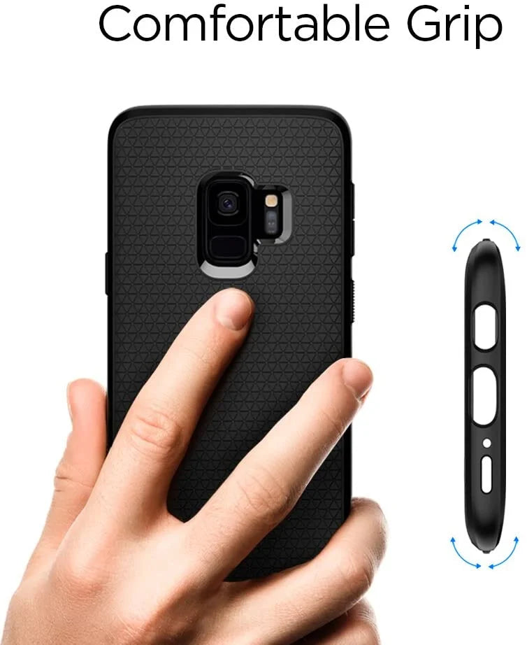 Galaxy Case - Armor Matte (2018) Black Liquid Spigen for atmospheric Designed Samsung S9