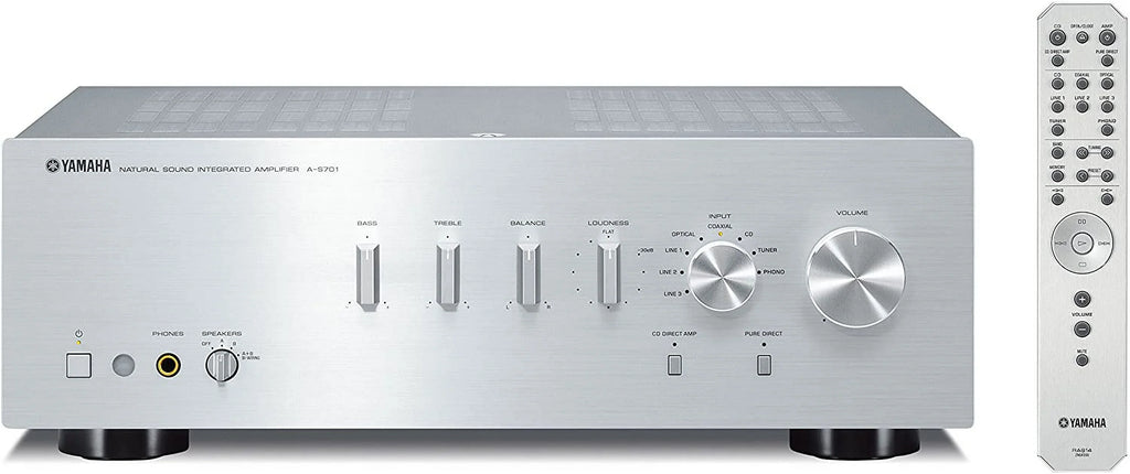 Natural Stereo Amplifier Yamaha (Silver) Integrated Sound A-S701SL
