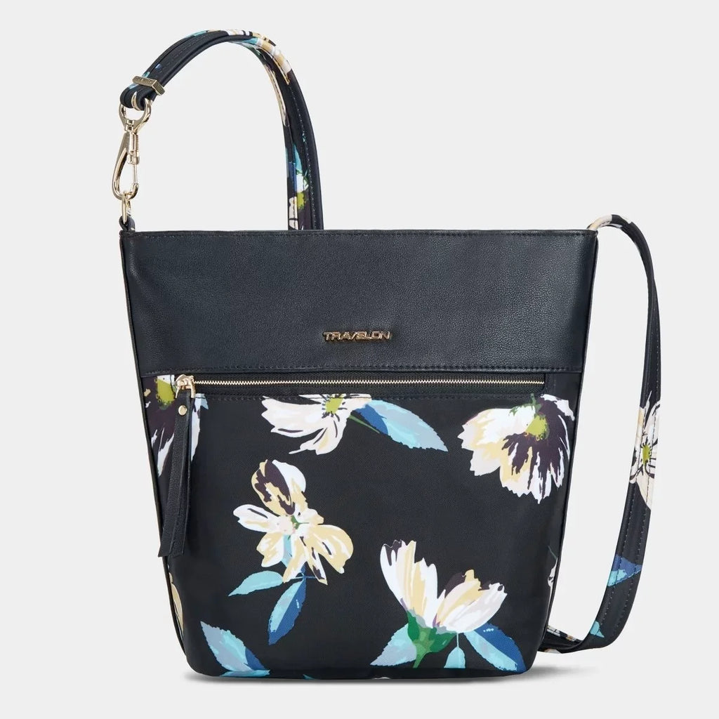 Midnight Floral Bucket - 43491-50C Travelon Bag Addison