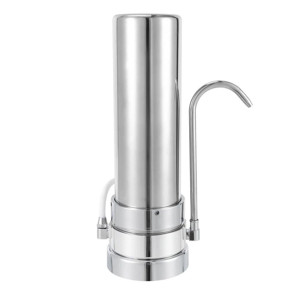 Tap System Drinking Filter Filtration Countertop Silver Water Stainless Filter Sink