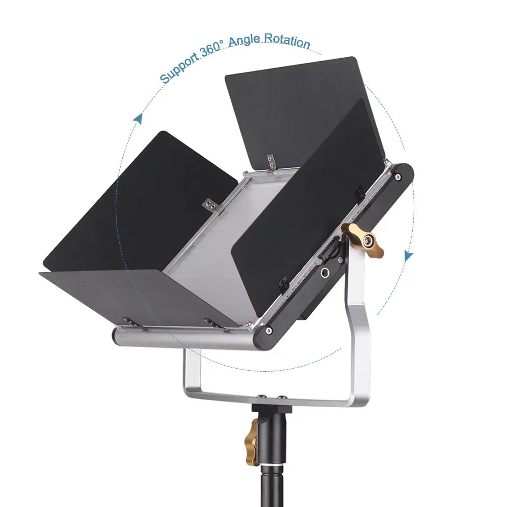 Panel Andoer-2 Professional Panel Lamp,U Photography Kit U 660 Dimmable Barndoor 3200-5600K 3200-5600K Video Studio Bi-Color CRI Kit CRI 660 85+ L-ED Video L-ED Kit Barndoor Studio Bi-Color Video