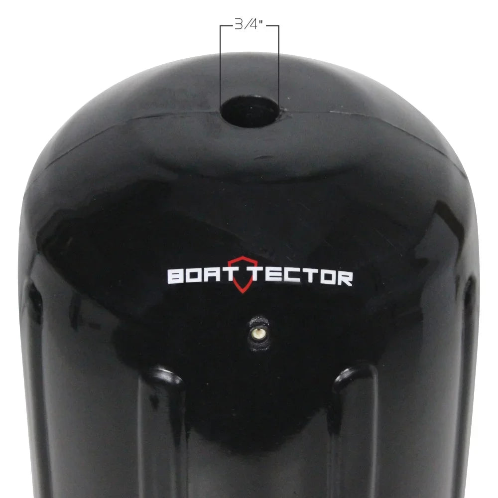 '- 3006.7300 BoatTector Fender air-filled x Black 15", Max HTM 6.5" Extreme