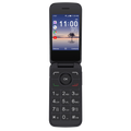 SmartFlip - AT&T Black Phone 4GB, Prepaid Alcatel,