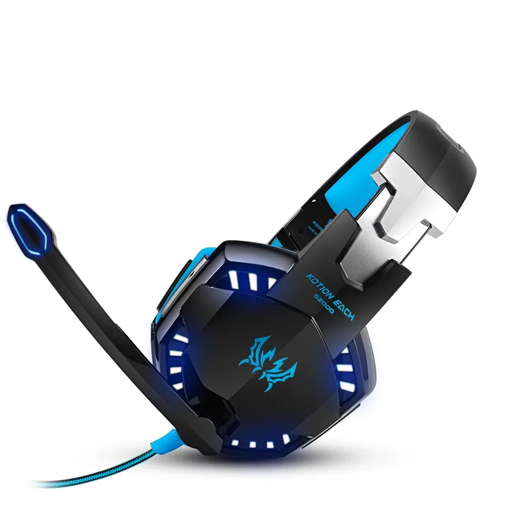 with Reduction Headset EACH for Adapter Smartphone KOTION G2000 Audio EACH Gaming PC 3.5mm Cable Laptop KOTION Noise