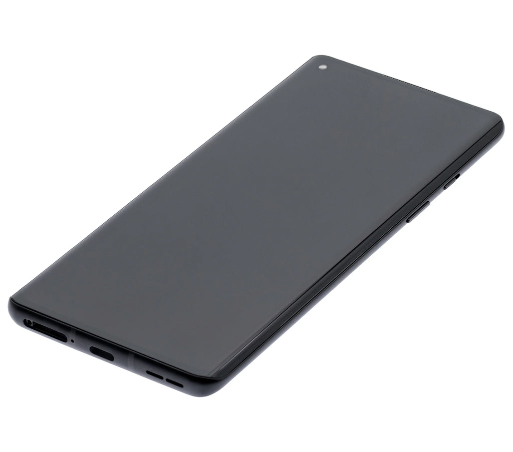(Onyx OnePlus UW Black) OLED For With Replacement (Non-Verizon (Refurbished) Assembly 5G 8 Frame) Compatible 5G / Frame