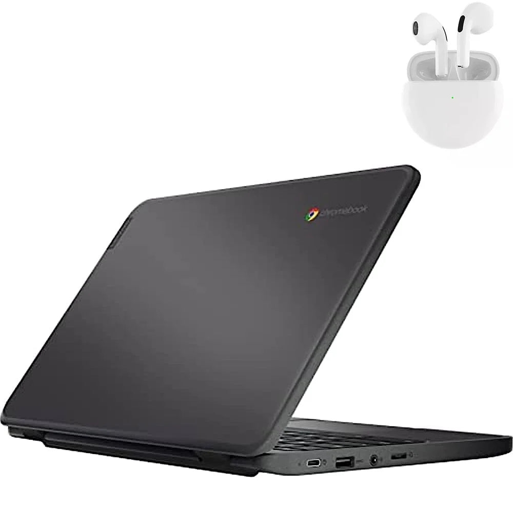SSD 4GB Earbuds Lenovo Windows Restored with 11.6" Intel 10 (Refurbished) Pro Processor Wireless Laptop RAM 100e 64GB