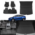 Mats 2022 Mats+Floor Y Tesla Y 2021 2023 All for Trunk 2020 Model Mats) Liners Mats Model Accessories Tesla Floor Weather Fit (Trunk Cargo