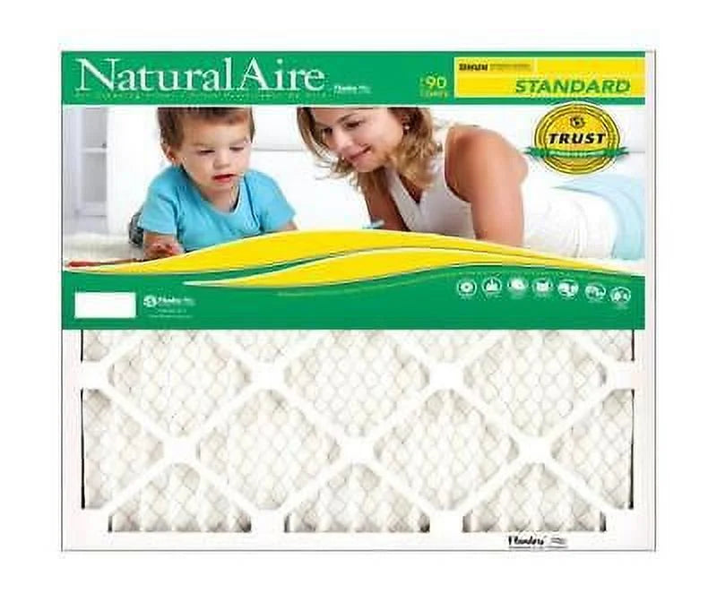 Polyester NaturalAire AAF Flanders W 24 8 x 18 12) Filter x H Pleated oxygen MERV in. (Pack in. D of 1 in.