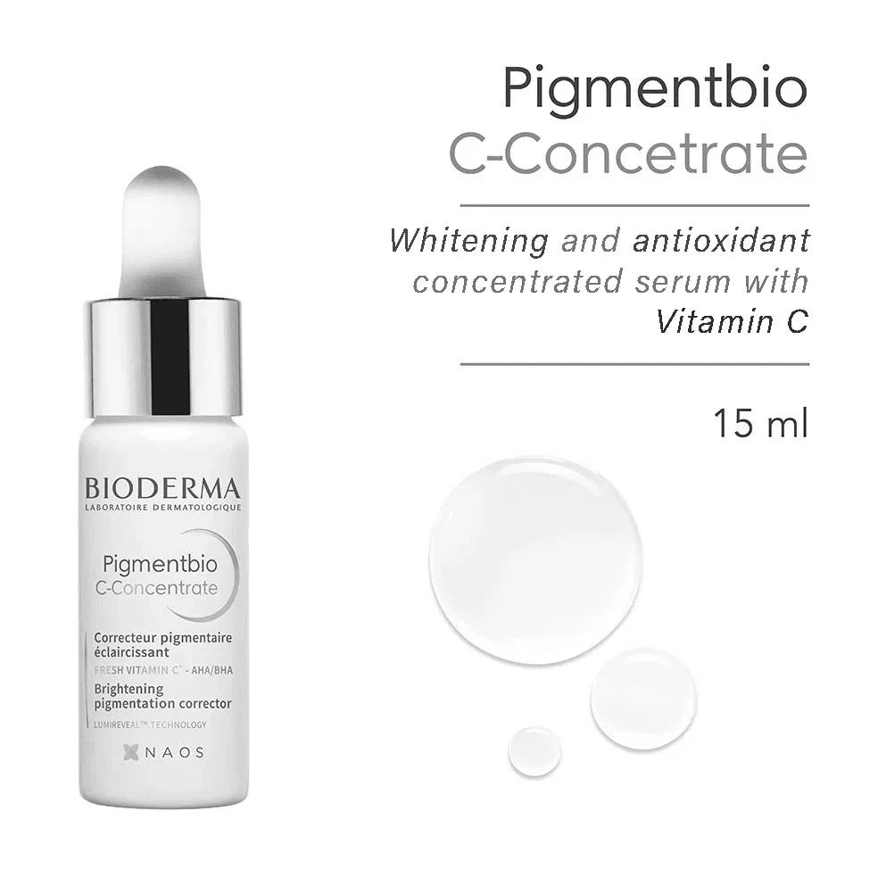 C Whitening Serum Hydrating 15ml - fl.oz 0.5 / Bioderma Concentrate Pigmentbio Antioxidant