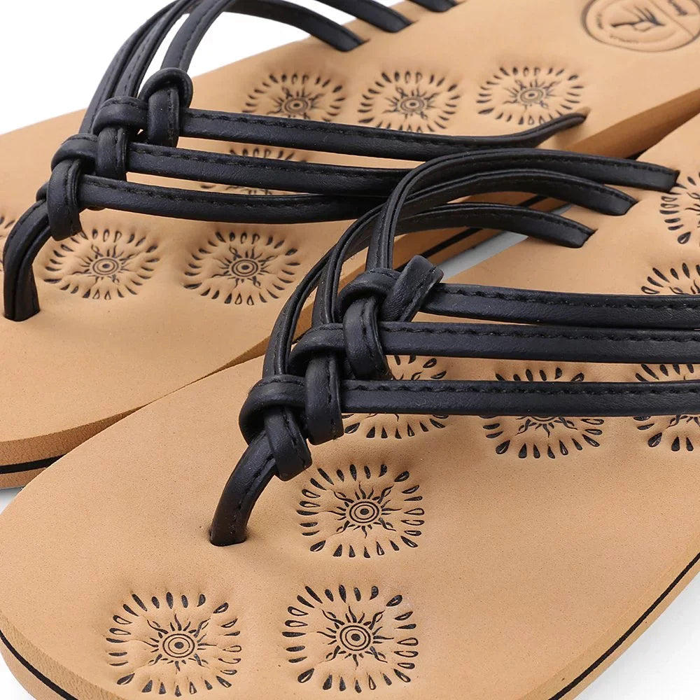 Outdoor Indoor Casual Walking or Life Sandals (Black) Livi Flop AERUSI Women's Flip