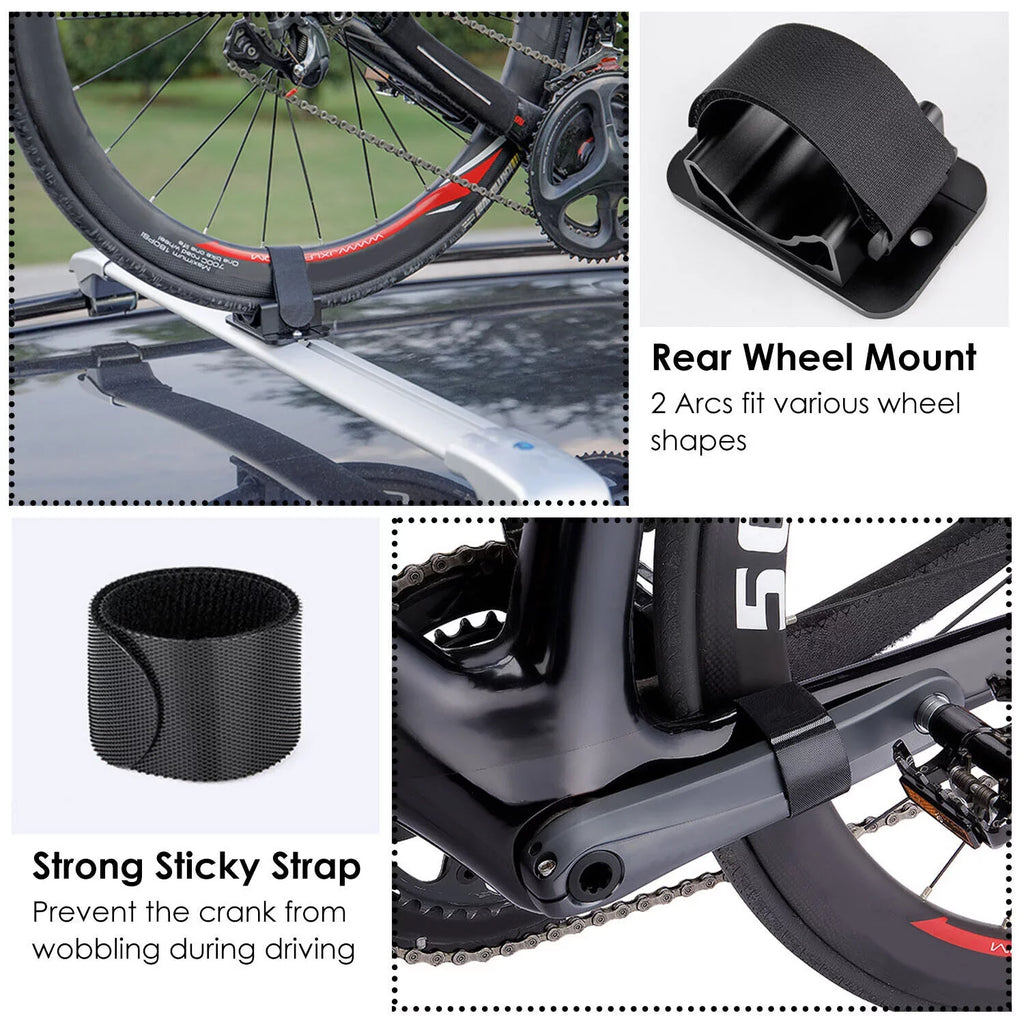 Bike Bed Mount Truck Fork Fork QR Heavy-Duty Holder Rack Pickup Mount Set Block