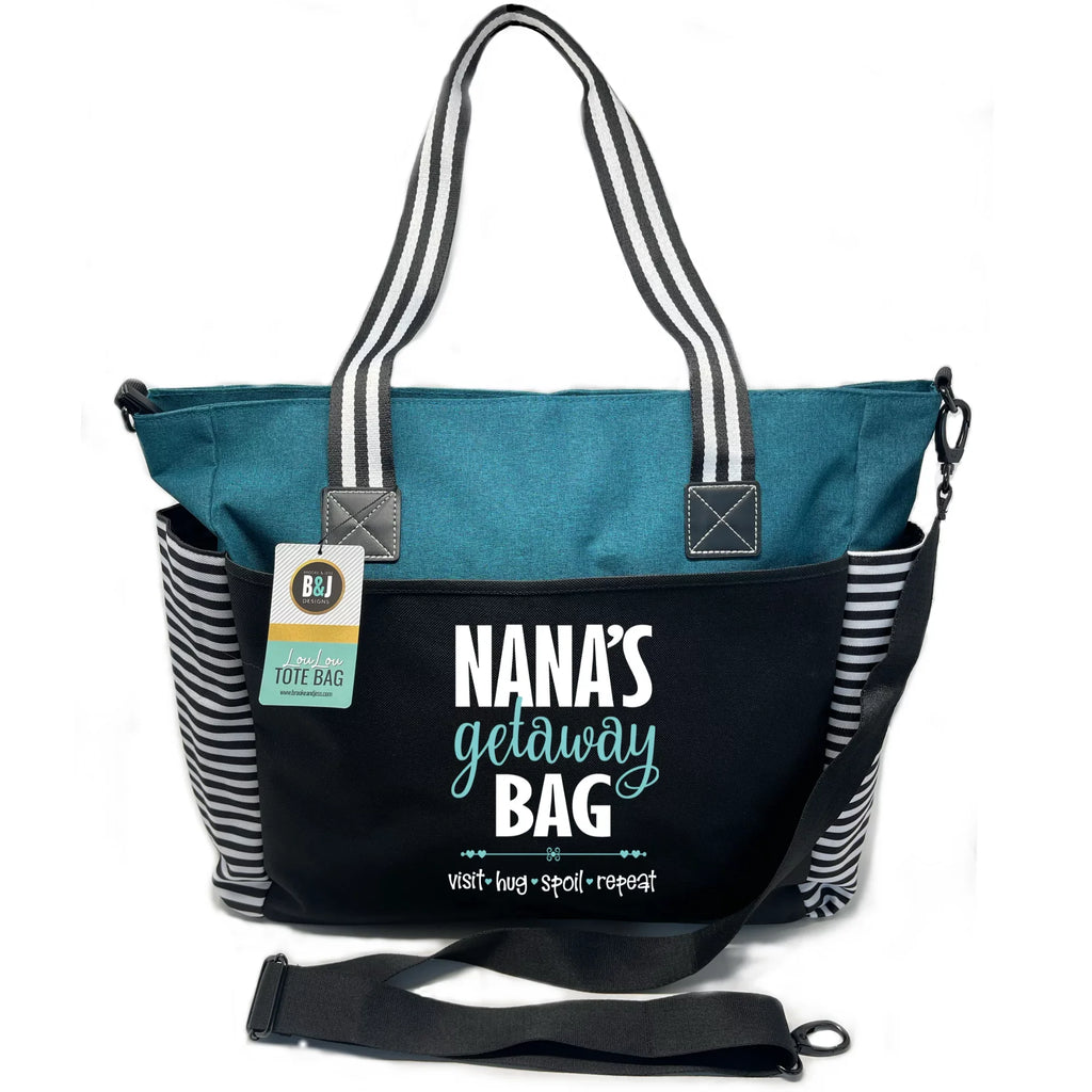 Nana Teal Tote for Bag Getaway LouLou Grandmothers