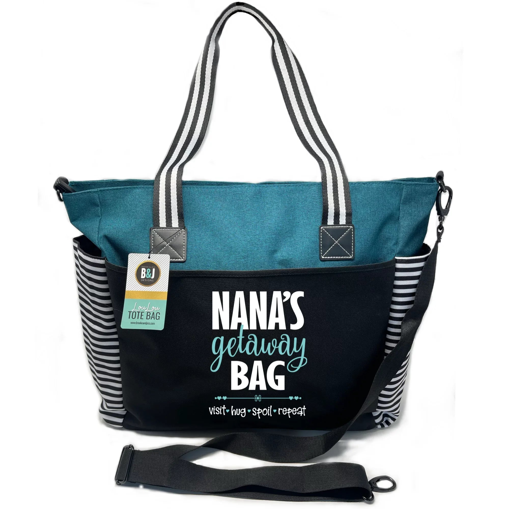 Nana Teal Tote for Bag Getaway LouLou Grandmothers