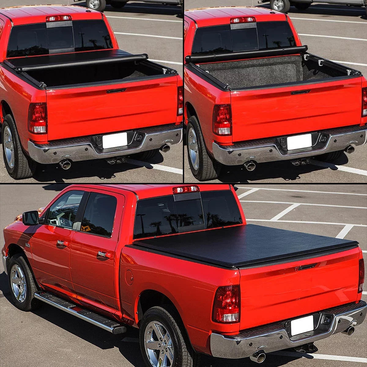 F150 05-13 Tonneau Short Side Bed Soft for Roll-Up 2004 6.5 Motoring Ft DNA Cover Ford 2014 Fleet Vinyl to