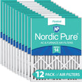 Filters Pack MERV oxygen 12 16x24x2 14 Pure Nordic Pleated