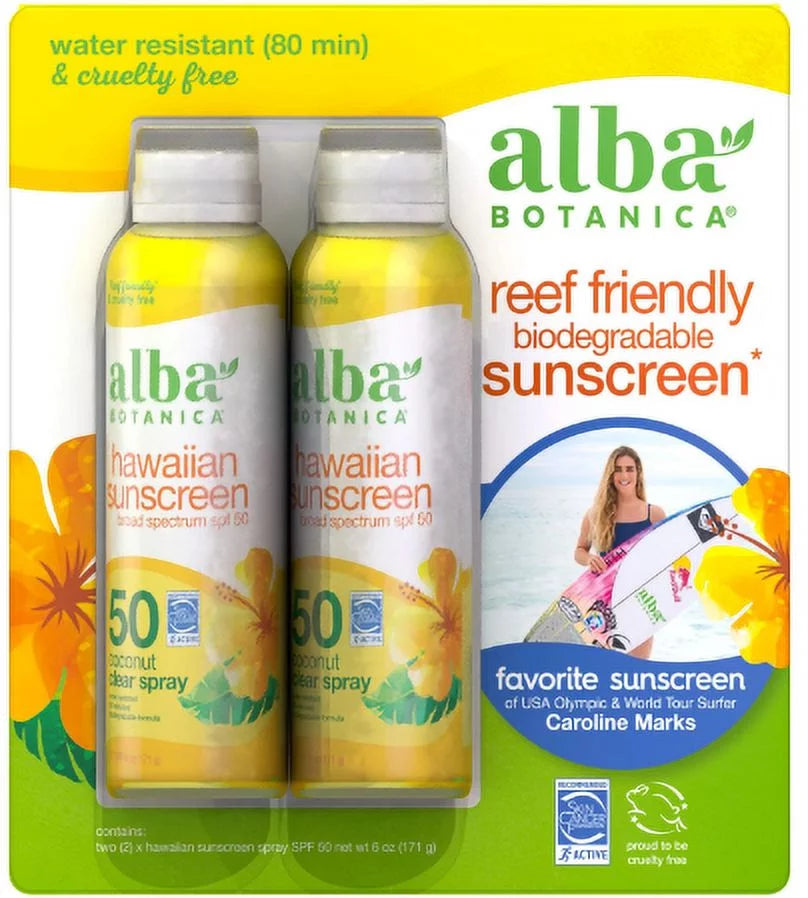 Sunscreen Alba SPF 50 SPF Botanica 50 Hawaiian