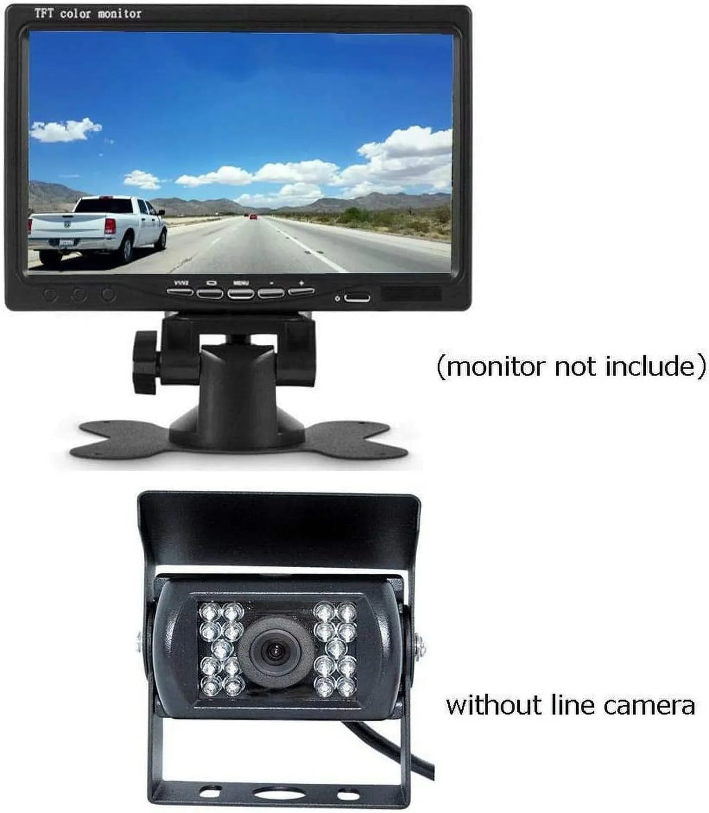 Duty Camera 12 Rear Vision Heavy View 18 Night Camecho 24V Vehicle Backup Backup V IR Camera Truck Waterproof