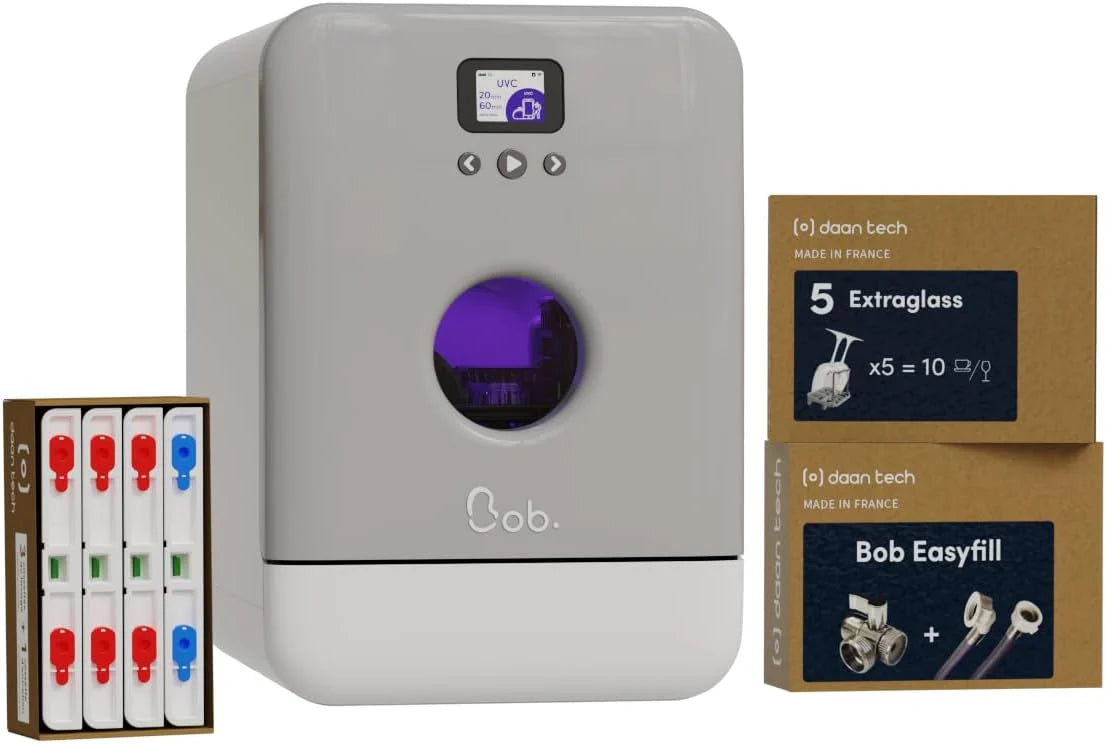 Bob Mini Zmywarka Made In France Pakiet Premium (Srebo)