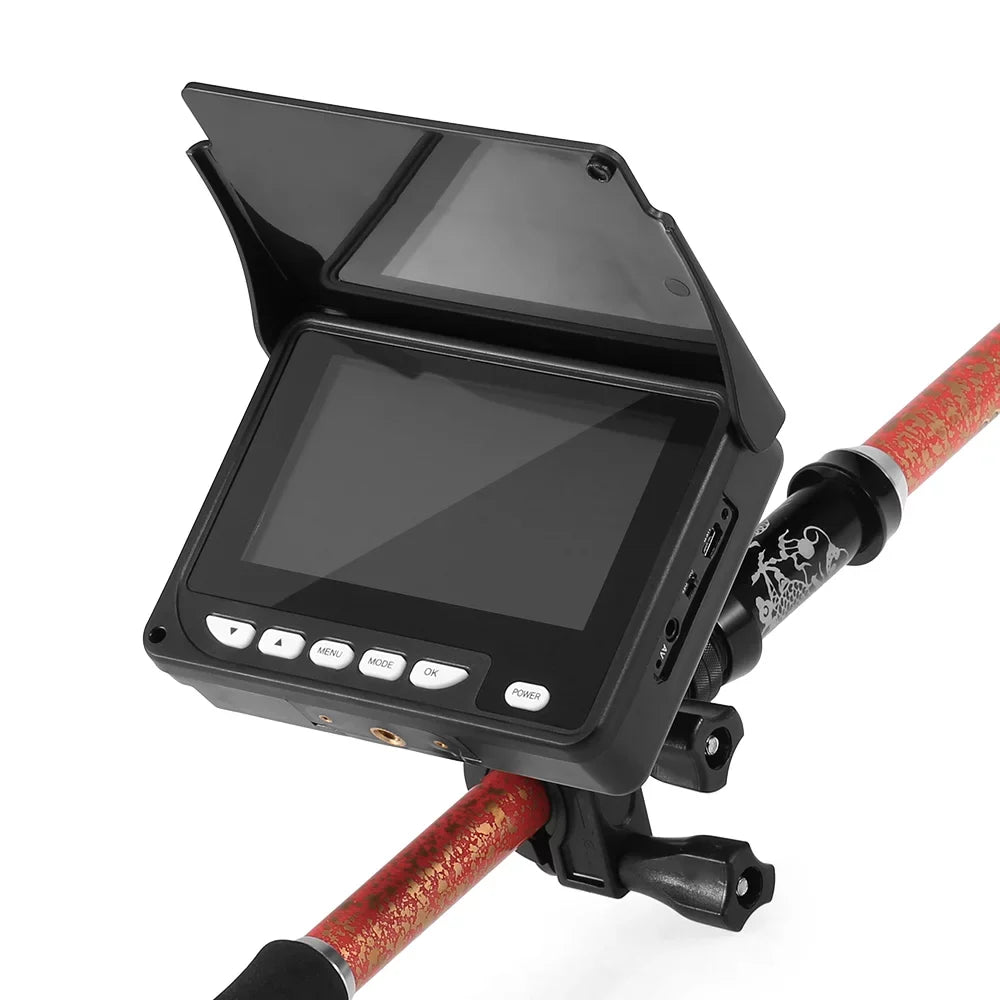 Camera Fishing Ice Waterproof with Inch Night Cable 20M Carry transportable Walmeck Bag Underwater Fishing 4.3 Fish Vision Boat Finder Camera